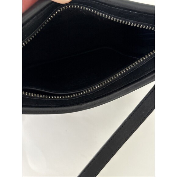 EUC Vintage Coach Mambo Hobo Zip Top Black Leather Crossbody Bag Style 9062 USA - Picture 10 of 15